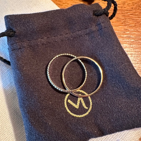 Mejuri 14K Gold Duo Ring, size 9 - Picture 7 of 12